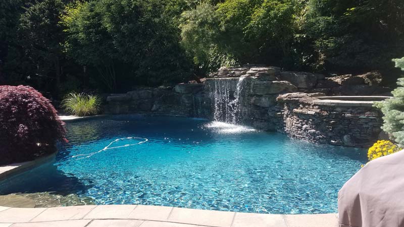 Pool waterfall