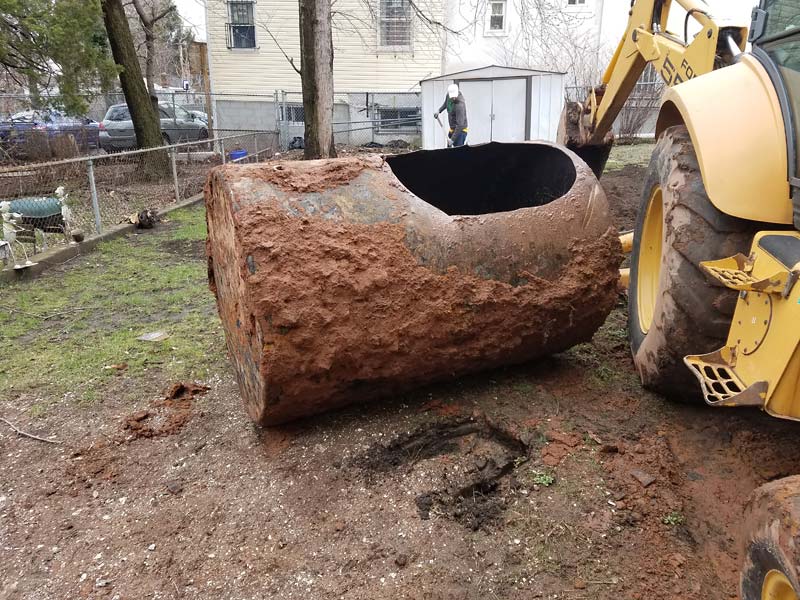 Underground Oil Tank Locating and Removal